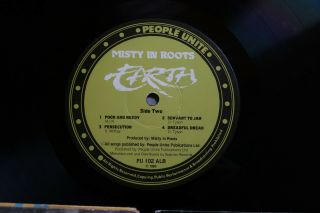 MISTY IN ROOTS Earth PEOPLE UNITE LP,  Photo Inner A1/B1 PU 102 ALB 5