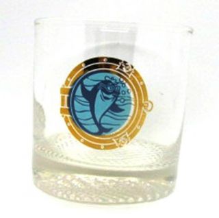 Charlie Tuna Vintage Lowball Cocktail Old Fashioned Glass Barware Collectible