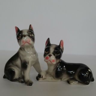 Boston Terrier Figurines,  1950 - 60 
