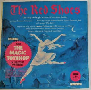 12 " Vinyl Lp.  The Red Shoes.  The Story Of The Girl Who Could Not Stop Dancing.