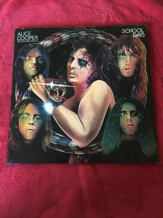 Alice Cooper School Days Live 1973 Uk Double Vinyl Lp 56913