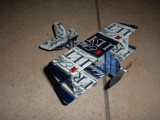 Michelob Ultra Plane Airplane Made From Real Beer Cans