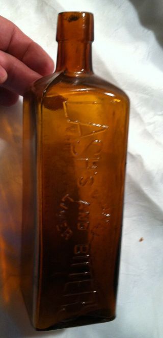Lash’s Kidney And Liver Bitters Light Amber Bottle 1800’s?