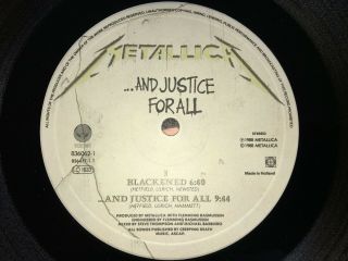 METALLICA AND JUSTICE FOR ALL UK 1988 EX VERTIGO 2 X VINYL LP THRASH METAL ONE 3