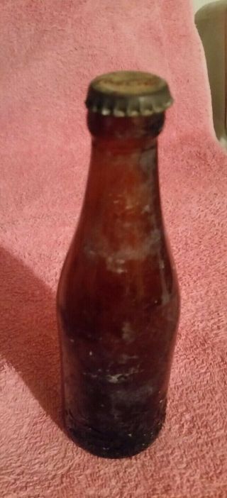 Antique 1910 Coca Cola - Dixie Bottling Bottle w/Orig.  Cap - Bristol,  Va - T 8