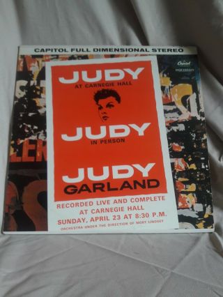 Judy Garland - Recorded Live At Carnegie Hall In 1961 - Lp Vinyl - Swbo 1569