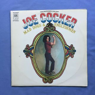 Joe Cocker Mad Dogs & Englishmen 1970 1st Issue A&m 2 Lp With Fold - Out Cover