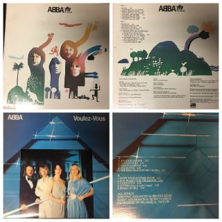 Abba Albums Vinyls 33rpm Lp 12 " Records $9/ Each Album