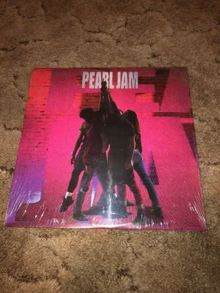 Pearl Jam Ten 1991 Lp Album Record Z47857 Epic Associated