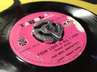 Vinyl 45 - Rare Panama Soul - The Soul Fantastics - Your Love Is All I Need -