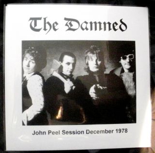 The Damned 1978 Peel Session 10 " E.  P Vinyl White Label Punk