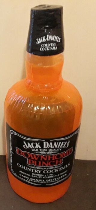 Vintage Jack Daniels Downhome Punch Bottle Rare Inflatable Blow - Up 38 "