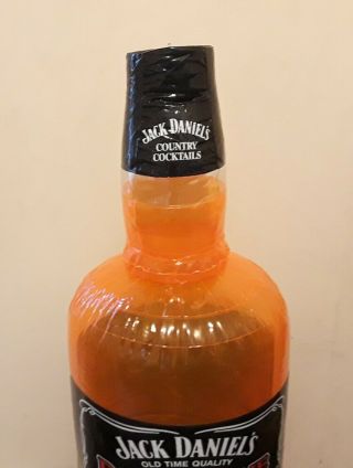 Vintage JACK DANIELS Downhome Punch Bottle RARE Inflatable Blow - Up 38 