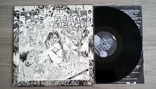 Septic Death Now That I Have The Attention Lp Rare 1985 Pushead Uk Pressing