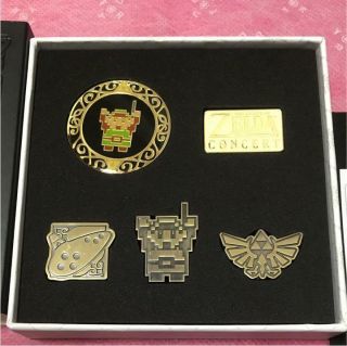 The Legend Of Zelda 30th Anniversary Concert Pins Set Link From Japan