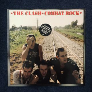 The Clash Combat Rock 12 " Vinyl Lp Cbs Records Reissue 