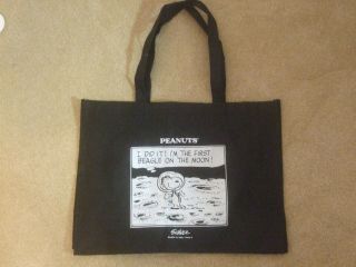 Peanuts Sdcc 2019 Exclusive Tote Bag Astronaut Snoopy On The Moon Rare Limited