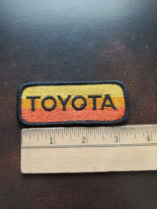 Vintage 1970s Toyota Employees Patch