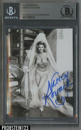 Nancy Kovack Actress Signed Photo Auto Autograph Bgs Bas Authentic