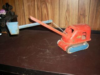 1950s Tonka Steam Shovel Vintage Toy Needs Restoration