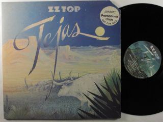 Zz Top Tejas London Lp Vg,  /nm Fold Out Cover Promo