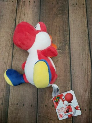 Red Yoshi Stuffed Plush Doll 6 " Mario Bros Little Buddy Toy