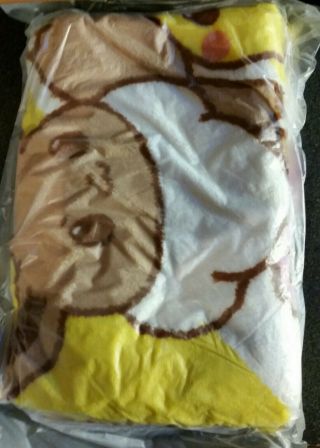 Japan Mister Donut misdo x Pokemon 2019 Limited Pikachu Eevee Blanket 40 x16 