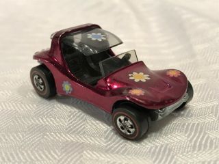 Q10a Vintage Hot Wheels Red Line 1969 Sand Crab Usa Hot Pink Purple