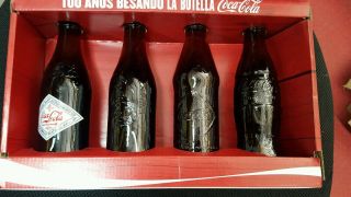 Pack Of 4 Coca Cola Special Edition Collectionables 100th Anniversary Coca Cola