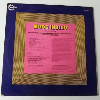 Jean Jacques Perrey - Moog Indigo Vinyl Album LP UK Press VG,  /EX 2