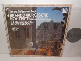2742 003 Js Bach 6 Brandenburg Concertos The English Concert Trevor Pinnock 2lp