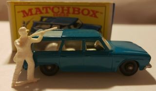 Vintage Lesney Matchbox 42 Studebaker Station Wagon Man Box Toy Car