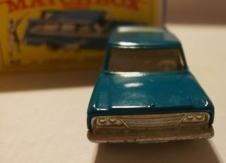 Vintage Lesney Matchbox 42 Studebaker Station Wagon Man Box Toy Car 3