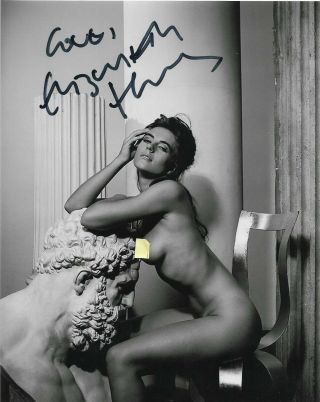 Elizabeth Hurley " Bedazzled " Autographed 8 X 10 Signed Photo