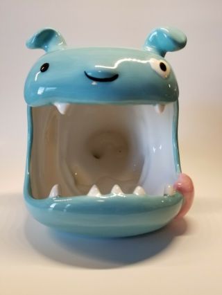 Bull Dog Candy Dish/ Planter Or Holds Your Car Keys Or Dig Treats