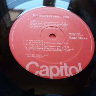 The Beatles - Red Album 1962 - 1966 Vinyl 2x LP Best of Hits Canada Press EX/NM 7