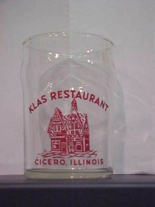 Klas Restaurant Beer Glass 1950 