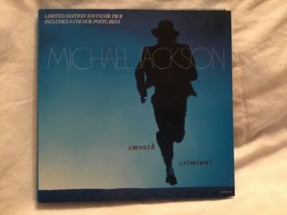 Michael Jackson Smooth Criminal 7 " Vinyl Box With Postcards