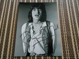Ronnie Wood,  Musician,  Hand Signed Photo 8 X 6
