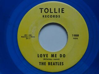 THE BEATLES Love Me Do - Blue Vinyl US Import Tollie 7 