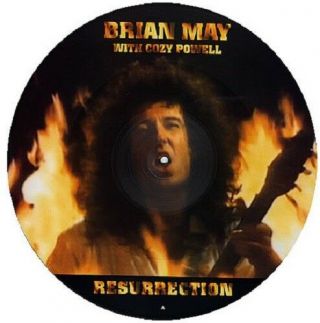 Brian May With Cozy Powell - 12 " Pic Disc - Resurrection - 1993 - Parlophone 12rpd6351