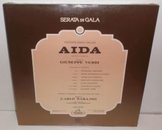 3c 153 01616/18 Verdi Aida Teatro Alla Scala Carlo Sabajno Rec.  1928