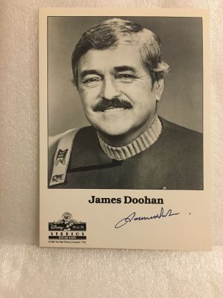 James Doohan (scotty From “star Trek”) Signed Photo Actor