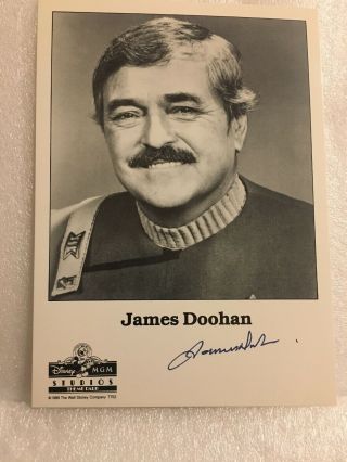James Doohan (Scotty From “Star Trek”) Signed Photo Actor 4