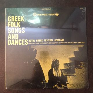 Greek Folk Songs And Dances Lp Counterpoint/esoteric Dlp - 602