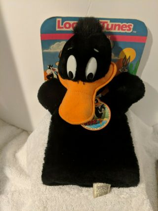 Looney Tunes Daffy Duck Hand Puppet 24k Company 1990