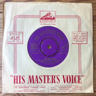 Elvis Presley - Love Me Tender.  Purple / Gold Hmv Uk 7 " Single.  1956.
