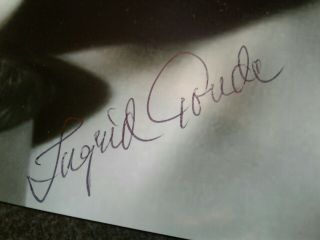 INGRID GOUDE Hand Signed Autograph 4X6 Photo - THE KILLER SHREWS - MOVIE STAR 2