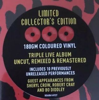 THE ROLLING STONES Voodoo Lounge Uncut Triple Red Coloured Vinyl 3