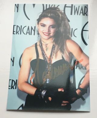 Madonna Hand Signed Autograph Hand Signed Photo Singer